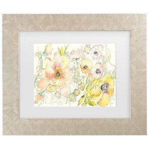 Trademark Fine Art - Kristy Rice Pastel Garden II Matted Framed Art - 1 of 4
