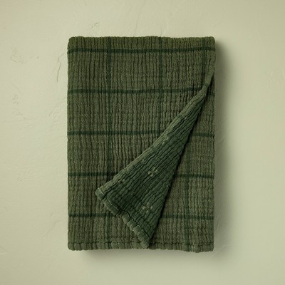 Grid Matelassé Throw Blanket - Hearth & Hand™ with Magnolia