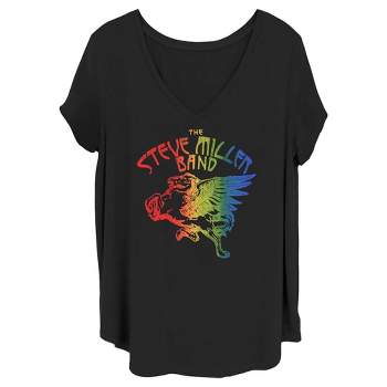 Women's Steve Miller Band Rainbow Pegasus Logo T-Shirt