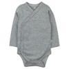 Honest Baby 3-Pack Organic Cotton Long Sleeve Side-Snap Bodysuits - 4 of 4