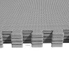 NicBex 26"L Interlocking Gym Floor Mats,Premium EVA Foam,0.5/0.75/1 Inch Thickness,6/12/18/24/36 Pieces,Home Gym and Gymnastics Floor Protection,Black - 4 of 4