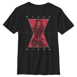Boy's Marvel Black Widow Hero Target T-Shirt - 1 of 4