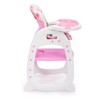 Acoinel Convertible High Chair,Booster Seat with Safety Belt Feeding Tray - 2 of 4