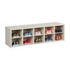 ECR4Kids Streamline 10 Cubby Tray Storage Cabinet, 2x5 - 3 of 4