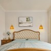 Parrot Uncle 9'' 1-Light Gold Farmhouse Rope Wall Sconce - 3 of 4