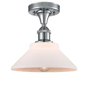 Orwell - 1 Light Semi-Flush Mount In Industrial Style-9 Inches Tall and 8.38 Inches Wide - 1 of 1