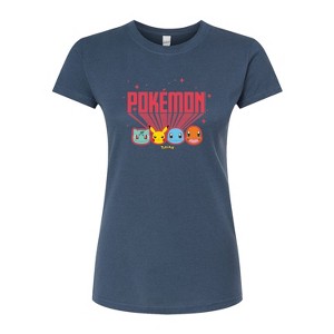 Women's - Pokémon - Retro Pokémon Fitted Graphic T-Shirt - 1 of 3
