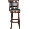 Brockway Swivel Bar Stool - FOX7016 - Cappuccino/Black - Safavieh Couture - 2 of 4