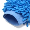 Unique Bargains Universal Chenille Car Washing Cleaning Gloves Mittens Blue 1 Pc - 3 of 4