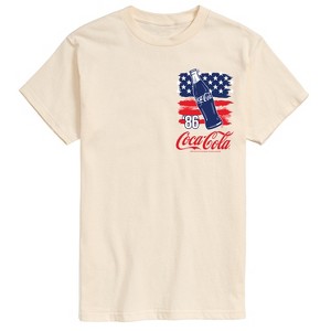 Men's - Coca-Cola - Patriotic American Bottle 86 Short Sleeve Graphic T-Shirt - 1 of 4