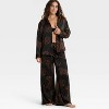 Women's Satin Pajama Pants - Auden™ - 3 of 4