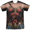 Men's Wonder Woman Movie Wonder Uniform (Front Back Print) Short Sleeve Costume T-Shirt - 2 of 4