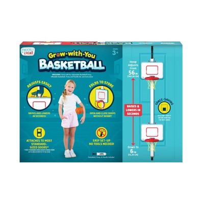 Chuckle & Roar Grow-with-You Toy Basketball Set