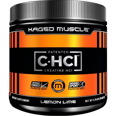 Kaged Muscle Patented C-HCL Creatine, Lemon Lime, 2.70 oz (76.425 g), Sports Nutrition Supplements