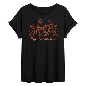 Women's - Friends - Cornucopia Oversized Graphic T-Shirt - 1 of 4