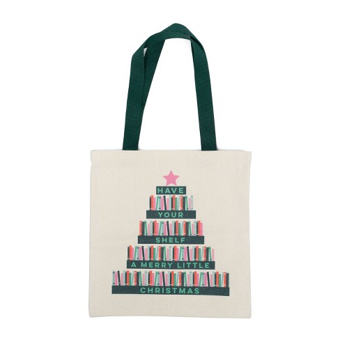 Canvas Tote Have Your Shelf A Merry