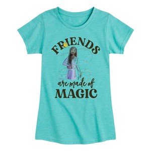 Girls' - Disney - Friends Are Made Of Magic Fitted Short Sleeve Graphic T-Shirt - 1 of 4