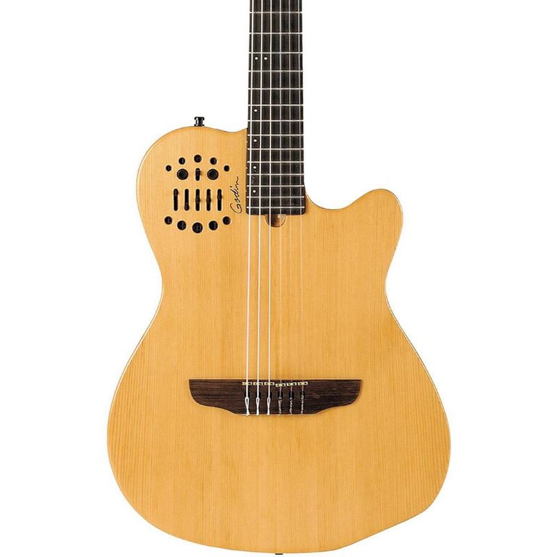 Godin ACS-SA Nylon String Cedar Top Acoustic-Electric Guitar, 4 of 7