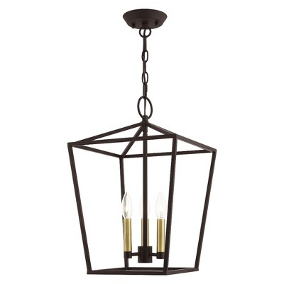 Livex Lighting Devonshire 3 - Light Pendant in  Bronze