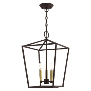 Livex Lighting Devonshire 3 - Light Pendant in  Bronze - 1 of 1