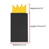 INSPIRE CHIC Men's Solid Triangles Pre-Folded Pocket Squares on Card - 3 of 4