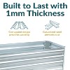 Sunnydaze Galvanized Rectangle Raised Garden Bed - 2 of 4