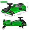 24V Ride on Drift Car, Kids Electric Drifting Go-Kart High/Low Variable Speed, Music,Front+Tail LED Light,Low-Power Alarm - 4 of 4