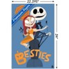 Trends International Disney Tim Burton's The Nightmare Before Christmas - Besties Unframed Wall Poster Prints - 3 of 4