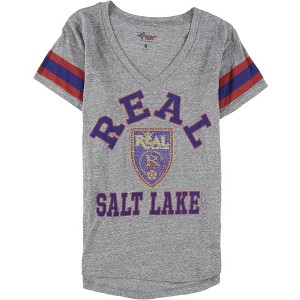 G-III Sports Womens Real Salt Lake Rhinestone Embellished T-Shirt - 1 of 2