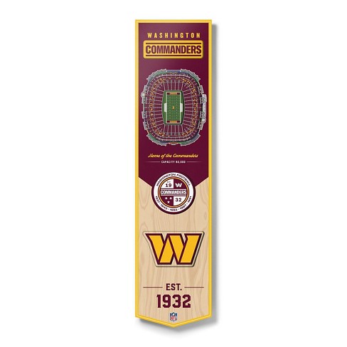 Washington Redskins Fan Favorite Heritage Banner - 8x32 – Sports