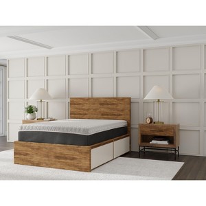 PAGED Copper Infused Hybrid Mattress 12 Inch Soft Memory Foam Mattress with Steel Pocketed Coils for Bedroom - 1 of 4