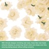 Unique Bargains Silk Rose Artificial Flower Heads Bouquet Decor - 2 of 4