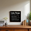 Slickblue Lake House Wood Wall Sign – Rustic 7x7 Décor – Family, Friends & Relaxation Quote, Color Options - 2 of 3