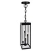 CWI Lighting Windsor 4 Light Black Outdoor Ceiling Light - 2 of 4