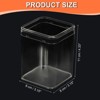 Unique Bargains Square Cube Clear Acrylic Box with Lid for Candy Tiny Jewelry Display - 2 of 4