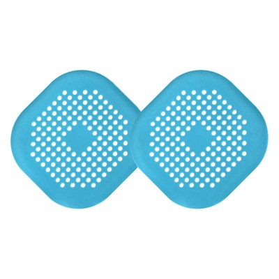 Unique Bargains Square Anti-Slip Bathroom with Suction Cups Drain Protector
