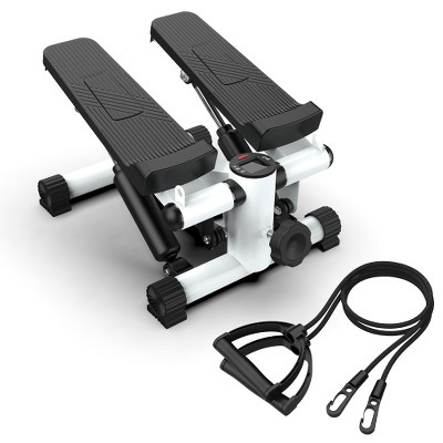 BestParts Mini Stepper with Resistance Bands & LCD Monitor, 300LBS Capacity