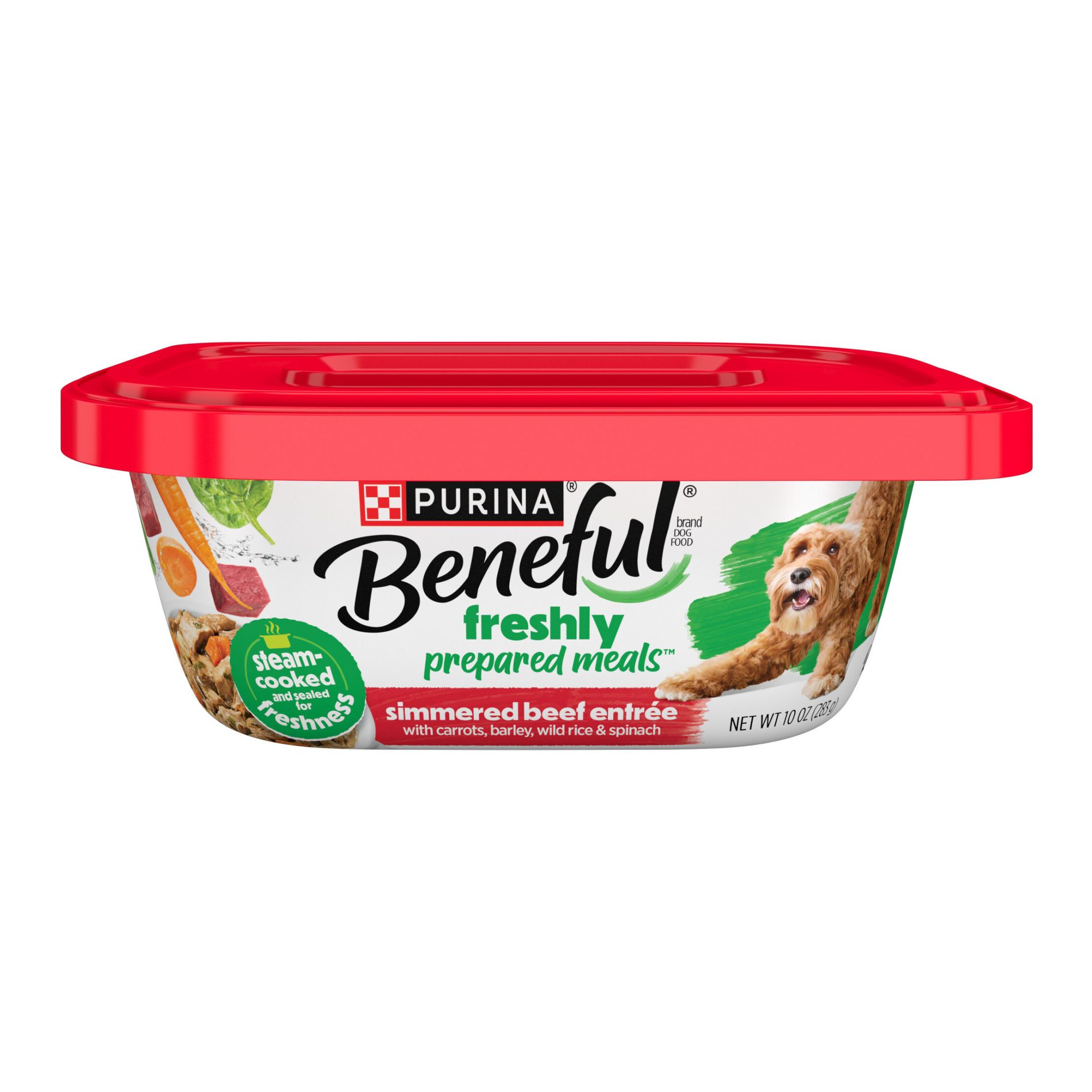 Purina Beneful Prepared Meals Simmered Recipes Wet Dog Food - 10oz