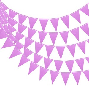 Unique Bargains Party Festive Wedding Birthday Banner Flags Decorations 5 Pcs - 1 of 4