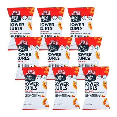 Lesser Evil Fiery Hot Power Curls - Case of 9/4 oz