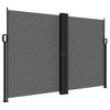 vidaXL Retractable Side Awning Anthracite 63"x236.2" - 2 of 4