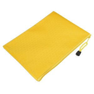 Unique Bargains Waterproof Cloth Zipper Home Office Travel File Bags 10 Pcs - 1 of 4