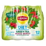 Lipton Diet Mixed Berry Green Tea - 12pk/16.9 fl oz Bottles