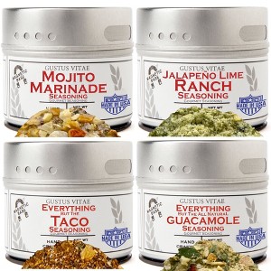 Everything But The Taco Night Collection | Set of 4 | Gourmet Seasoning Set | Gustus Vitae - 1 of 4