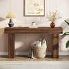 COWLOWN Console Table, Extra Long Sofa Table, Solid Wood Grain Finish, Entryway & Living Room - 4 of 4