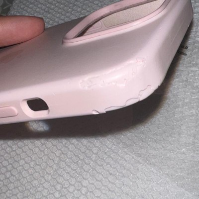 Funda Silicona para iPhone 13 con MagSafe –Chalk Pink