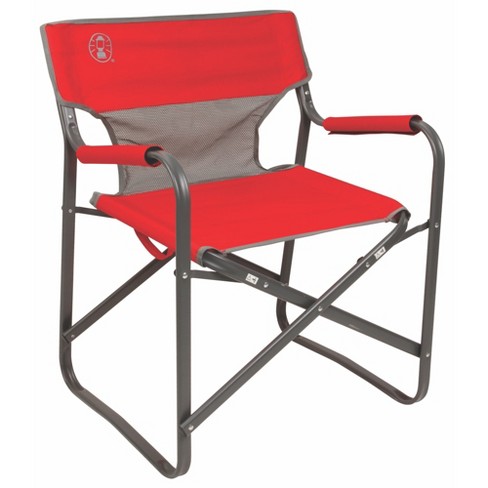 Coleman Outpost Breeze Folding Deck Chair Red Target
