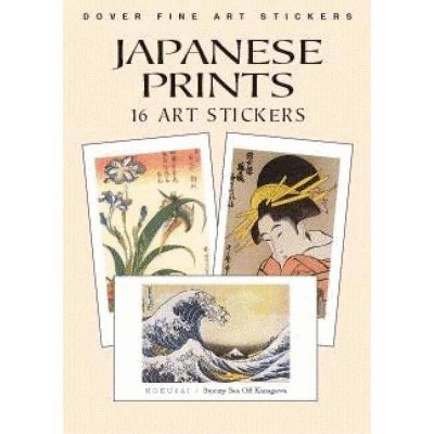 Japanese Prints - (Pocket-Size Sticker Collections) by  Hokusai Hiroshige and Others (Paperback)