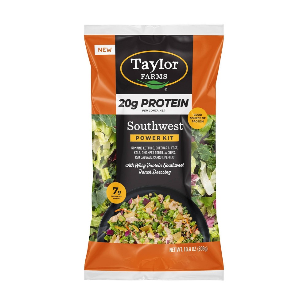 Taylor Farms 20g Protein Southwest Salad Power Kit - 10.9oz