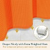 LunaLulinlk Fabric Shower Curtain with Hooks - 3 of 4